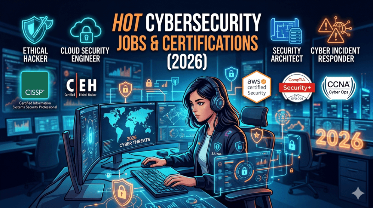 Hot Cybersecurity Jobs & Certifications (2026)