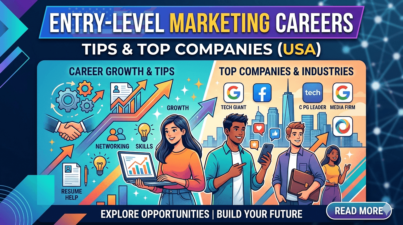 Entry-Level Marketing Careers: Tips & Top Companies (USA)