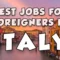 Jobs in Italy for Foreigners