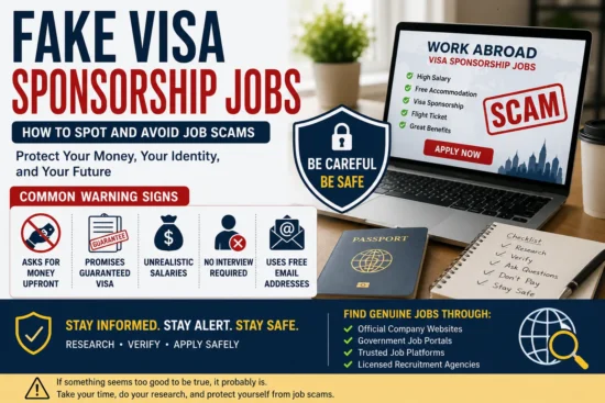 Fake Visa Sponsorship Jobs